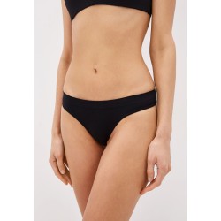 Bederní tanga Feel z mikrovlákna (3PACK), černé | BezšvováBielizeň.sk